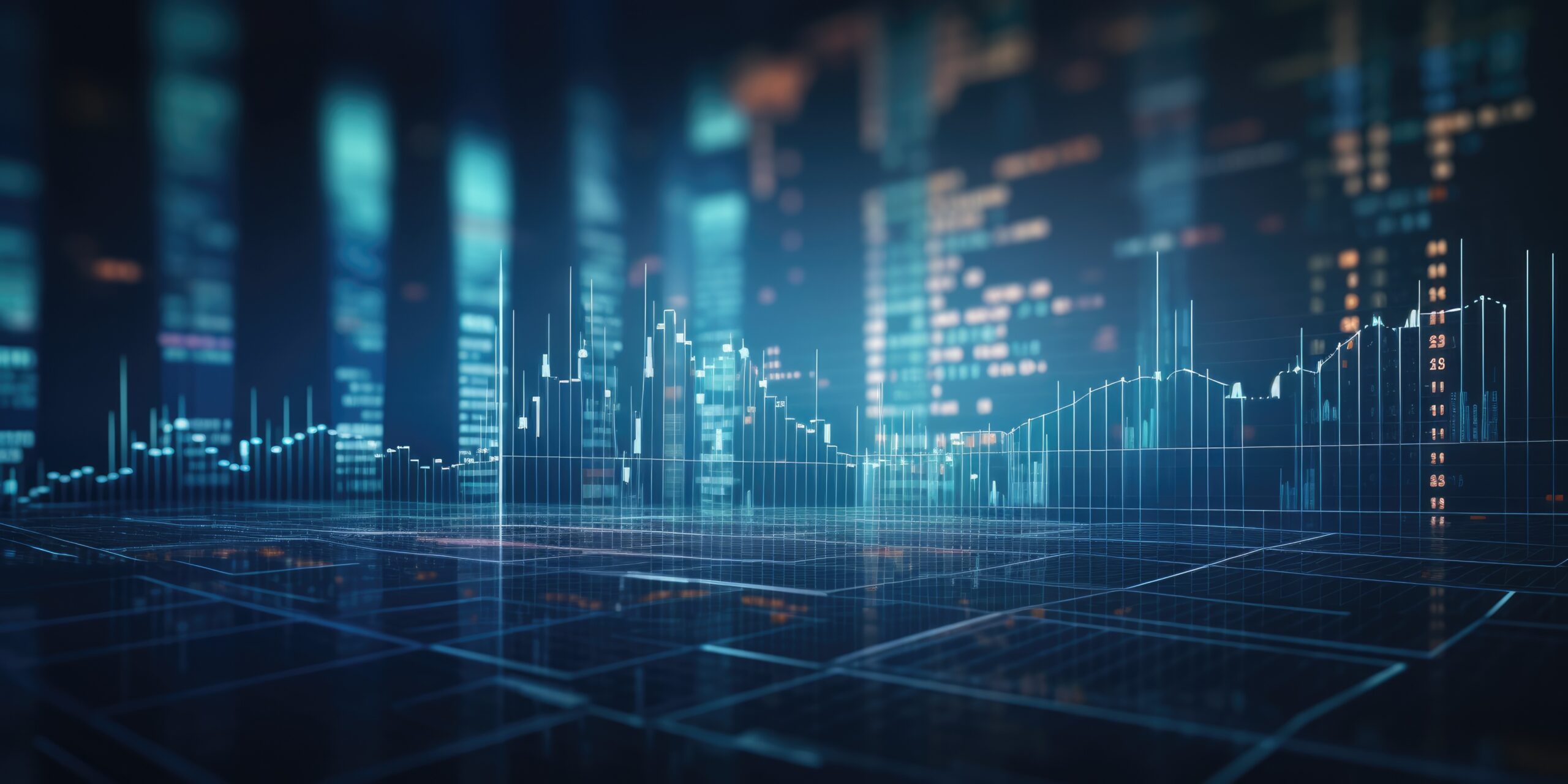 Data analyst concept. Big data chart.